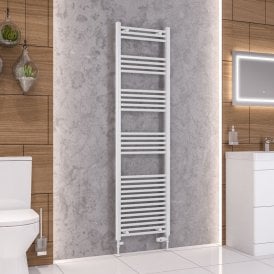 Eastbrook Wendover Straight Multirail 1800mm x 500mm White   41.0028