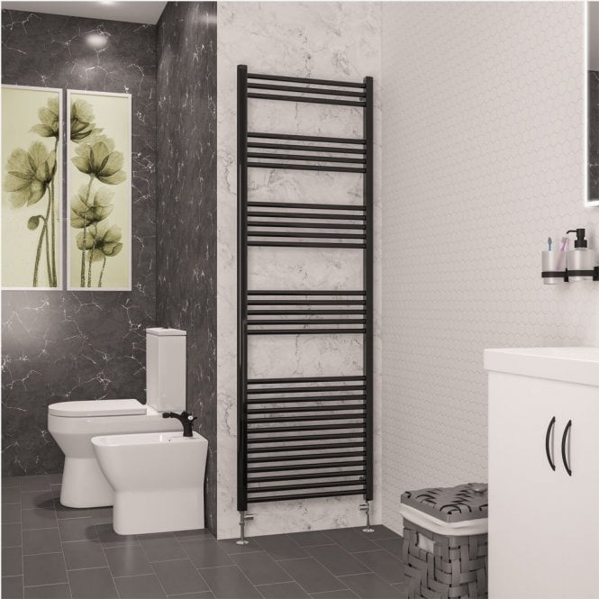 Eastbrook  Wendover Straight Multirail 1800mm x 600mm Black Gold   41.0864