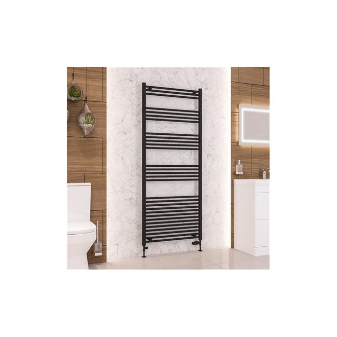 Eastbrook  Wendover Straight Multirail 1800mm x 750mm Matt Black   41.0697