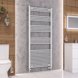Eastbrook Wendover Straight Multirail 1800mm x 750mm White   41.0066
