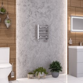 Eastbrook Wendover Straight Multirail 360mm x 400mm Chrome   41.0267