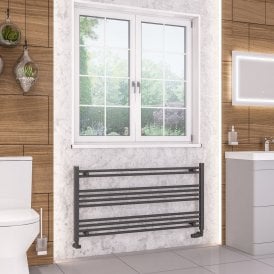 Eastbrook Wendover Straight Multirail 600mm x 1200mm Matt Anthracite   41.0634