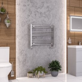 Eastbrook Wendover Straight Multirail 600mm x 750mm Chrome   41.0076