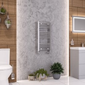 Eastbrook Wendover Straight Multirail 800mm x 400mm Chrome   41.0001