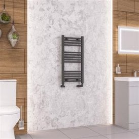 Eastbrook Wendover Straight Multirail 800mm x 400mm Matt Anthracite   41.0636