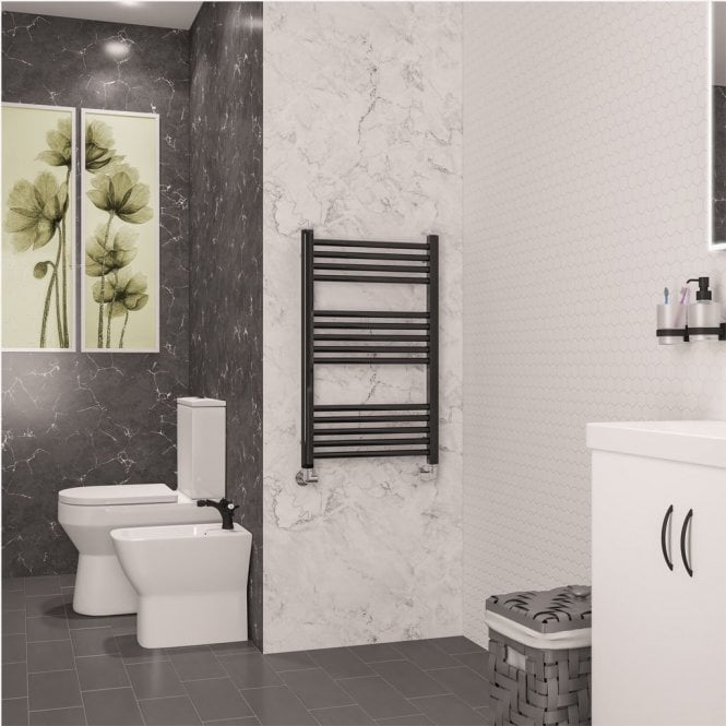 Eastbrook  Wendover Straight Multirail 800mm x 500mm Black Gold   41.0857