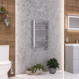 Eastbrook Wendover Straight Multirail 800mm x 500mm Chrome   41.0003