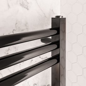Eastbrook Wendover Straight Multirail 800mm x 600mm Black Gold   41.0858
