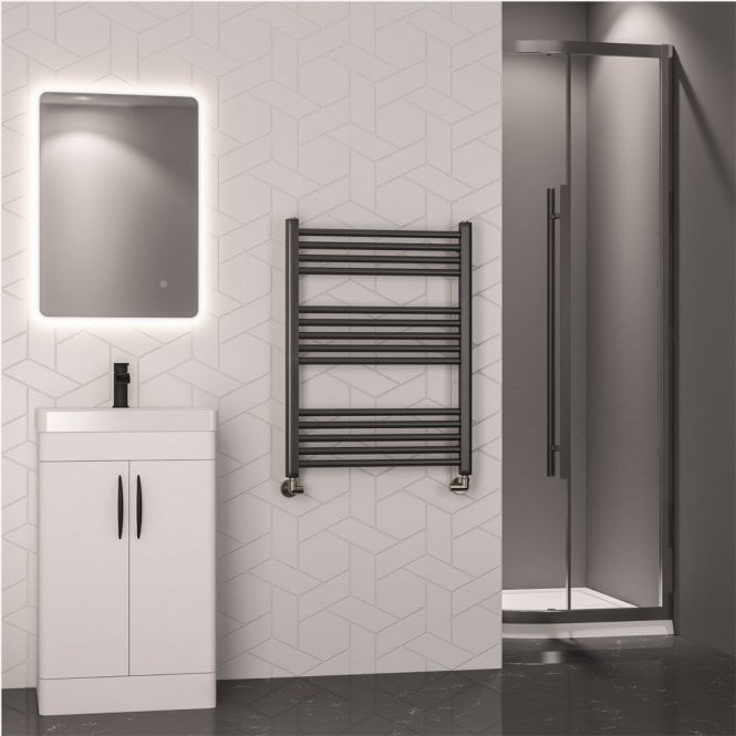 Eastbrook  Wendover Straight Multirail 800mm x 600mm Brushed Bronze   41.0867