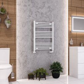Eastbrook Wendover Straight Multirail 800mm x 600mm White   41.0006