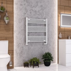 Eastbrook Wendover Straight Multirail 800mm x 750mm White   41.0062