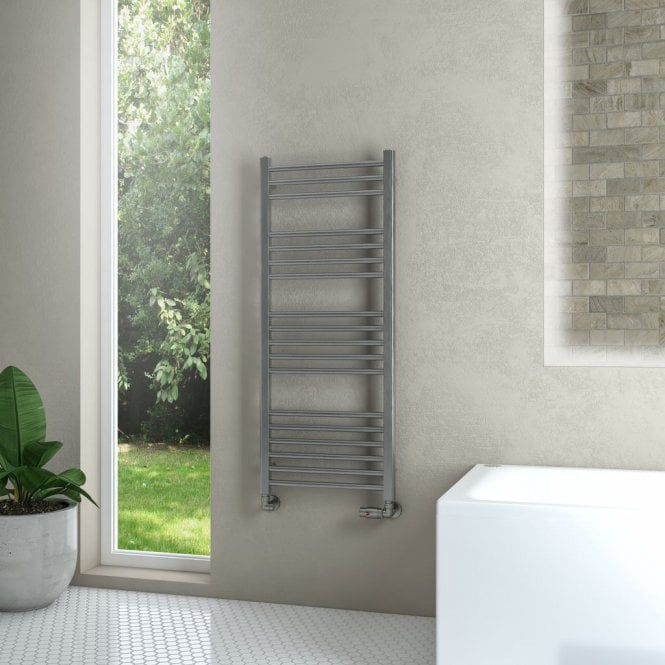 Eastbrook  Wendover Straight Stainless Steel Multirail 1200mm x 500mm Brushed   41.0795