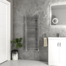 Eastbrook Wendover Straight Stainless Steel Multirail 1200mm x 500mm Mirror Polished   41.0789