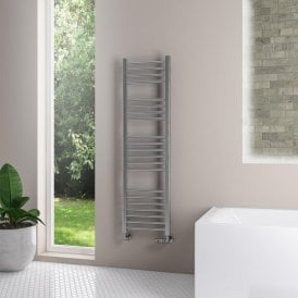 Eastbrook Wendover Straight Stainless Steel Multirail 1400mm x 400mm Brushed 41.1205