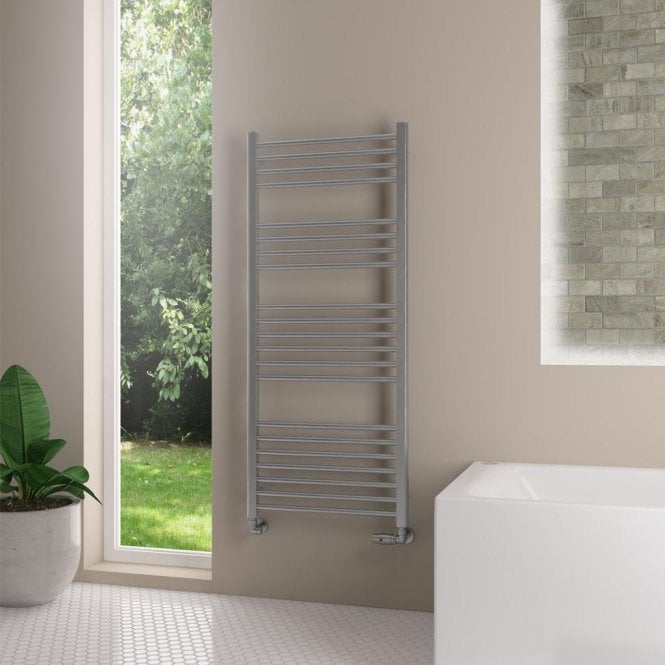 Eastbrook  Wendover Straight Stainless Steel Multirail 1400mm x 600mm Brushed 41.1207
