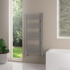 Eastbrook Wendover Straight Stainless Steel Multirail 1400mm x 600mm Brushed 41.1207