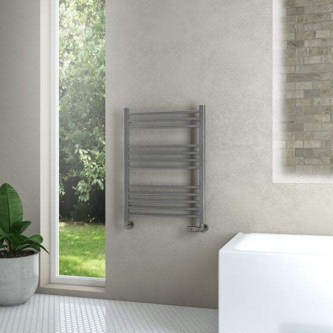 Eastbrook  Wendover Straight Stainless Steel Multirail 800mm x 600mm Brushed   41.0794