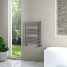 Eastbrook Wendover Straight Stainless Steel Multirail 800mm x 600mm Brushed   41.0794