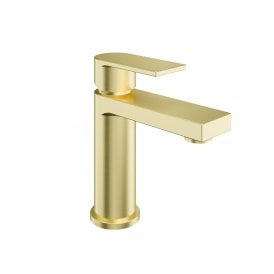 Eastbrook Westbury Basin Tap With Waste Brushed Brass   93.1039