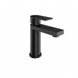 Eastbrook Westbury Basin Tap With Waste Matt Black   93.1036