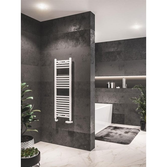 Eastbrook  Westward 1200mm x 400mm Straight Multirail Gloss White   89.0578