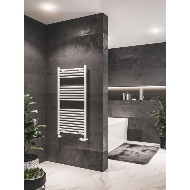 Eastbrook  Westward 1200mm x 600mm Straight Multirail Gloss White   89.0580