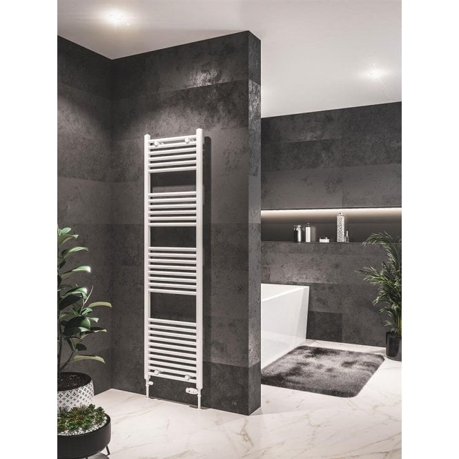 Eastbrook  Westward 1800mm x 500mm Straight Multirail Gloss White   89.0582