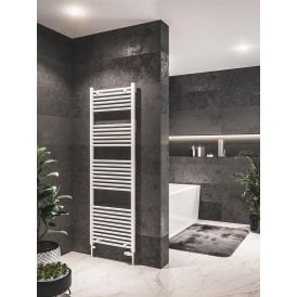 Eastbrook Westward 1800mm x 600mm Straight Multirail Gloss White   89.0583
