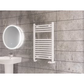 Eastbrook Westward 800mm x 400mm Straight Multirail Gloss White   89.0575