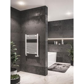 Eastbrook Westward 800mm x 600mm Straight Multirail Gloss White   89.0577