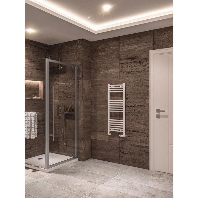 Eastbrook  Wingrave 1000mm x 400mm Straight Multirail Gloss White   89.0114