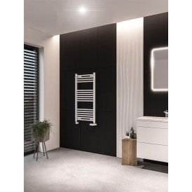 Eastbrook Wingrave 1000mm x 500mm Straight Multirail Matt White   89.0059