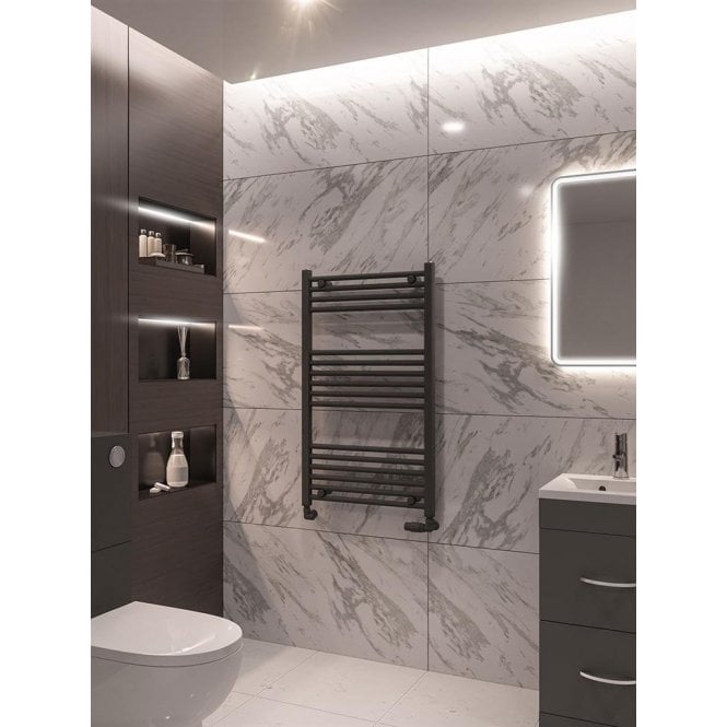 Eastbrook  Wingrave 1000mm x 600mm Straight Multirail Matt Anthracite   89.0079