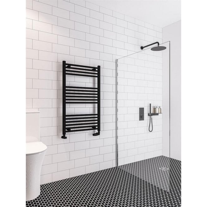 Eastbrook  Wingrave 1000mm x 600mm Straight Multirail Matt Black   89.0601