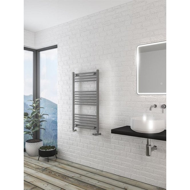 Eastbrook  Wingrave 1000mm x 600mm Straight Multirail Matt Grey   89.1422