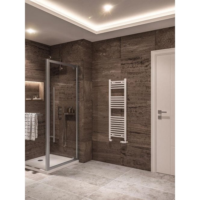 Eastbrook  Wingrave 1200mm x 400mm Straight Multirail Gloss White   89.0115