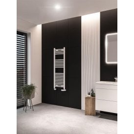 Eastbrook Wingrave 1200mm x 400mm Straight Multirail Matt White   89.0055