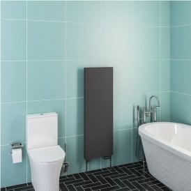 Eastbrook Wingrave 1200mm x 410mm Flat Panel Radiator Matt Anthracite   89.1468