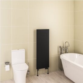 Eastbrook Wingrave 1200mm x 410mm Flat Panel Radiator Matt Black   89.1480