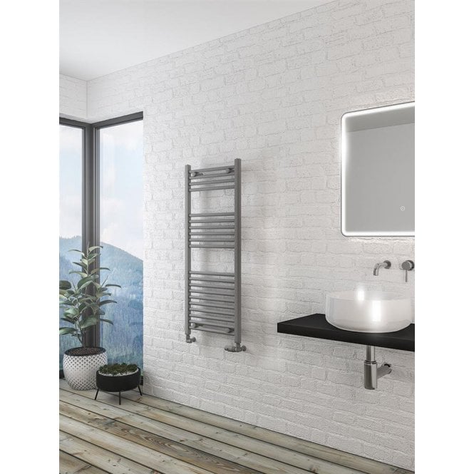 Eastbrook  Wingrave 1200mm x 500mm Straight Multirail Matt Grey   89.1425