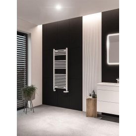 Eastbrook Wingrave 1200mm x 500mm Straight Multirail Matt White   89.0060