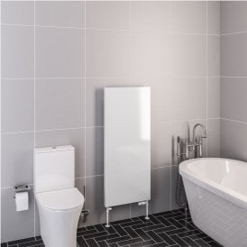 Eastbrook Wingrave 1200mm x 510mm Flat Panel Radiator Gloss White   89.1457