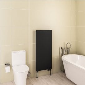 Eastbrook Wingrave 1200mm x 510mm Flat Panel Radiator Matt Black   89.1481
