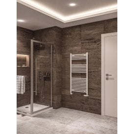 Eastbrook Wingrave 1200mm x 600mm Straight Multirail Gloss White   89.0125