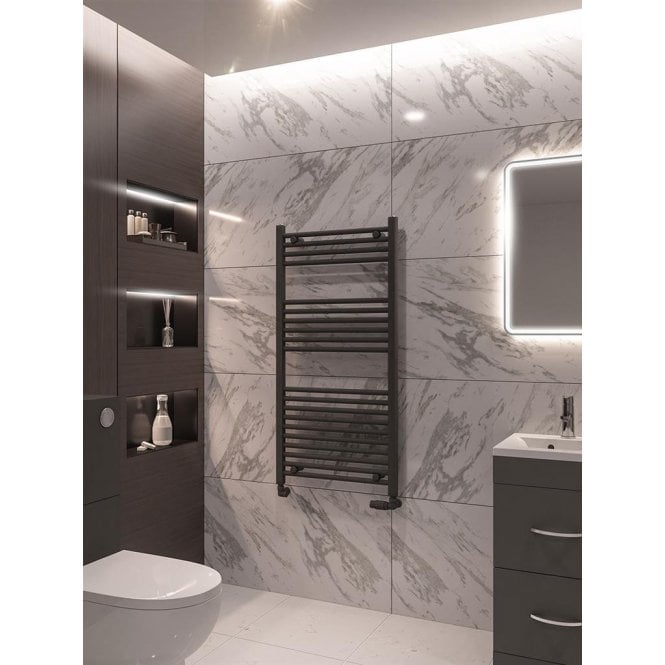 Eastbrook  Wingrave 1200mm x 600mm Straight Multirail Matt Anthracite   89.0080