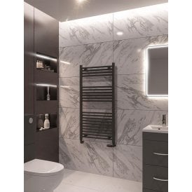 Eastbrook Wingrave 1200mm x 600mm Straight Multirail Matt Anthracite   89.0080