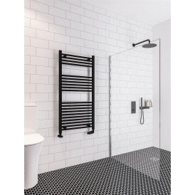 Eastbrook Wingrave 1200mm x 600mm Straight Multirail Matt Black   89.0604