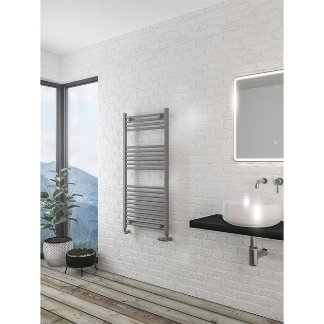 Eastbrook  Wingrave 1200mm x 600mm Straight Multirail Matt Grey   89.1426