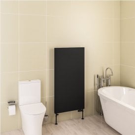 Eastbrook Wingrave 1200mm x 610mm Flat Panel Radiator Matt Black   89.1482