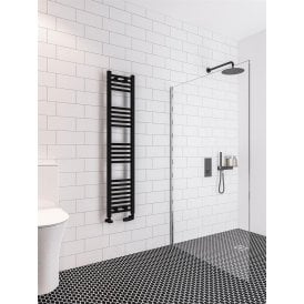 Eastbrook Wingrave 1400mm x 300mm Straight Multirail Matt Black   89.0683